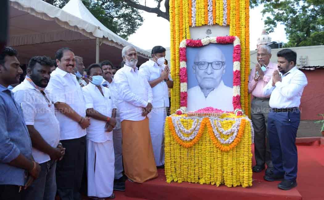 Rajaji's birthday; Ministers honored on behalf of the Government of Tamil Nadu!