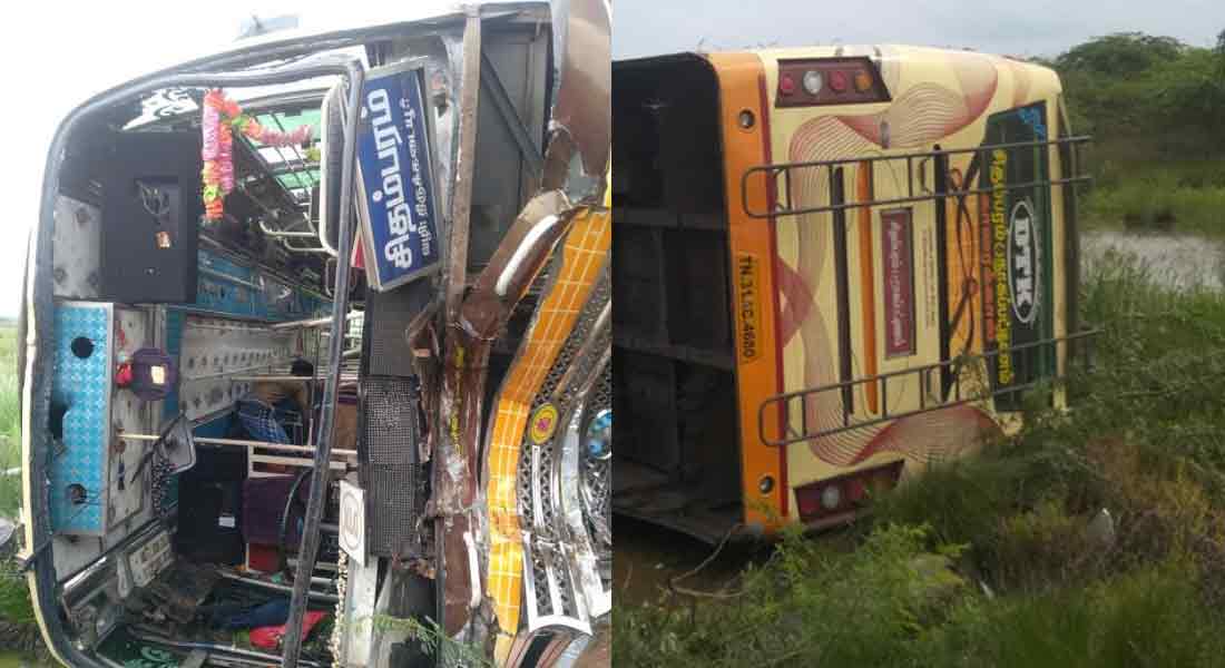 Private bus accident near Karaikal