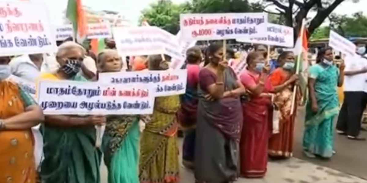 GK Vasan led struggle gainst Tamil Nadu government!
