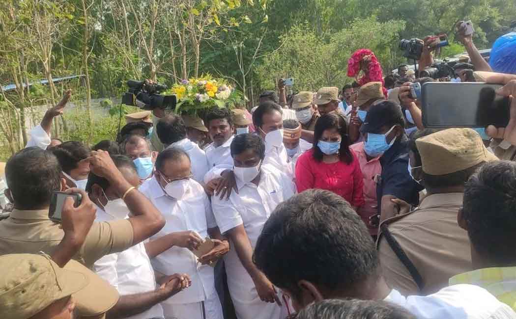 Puthukottai Narthamalai kid passes away.. minister condolence