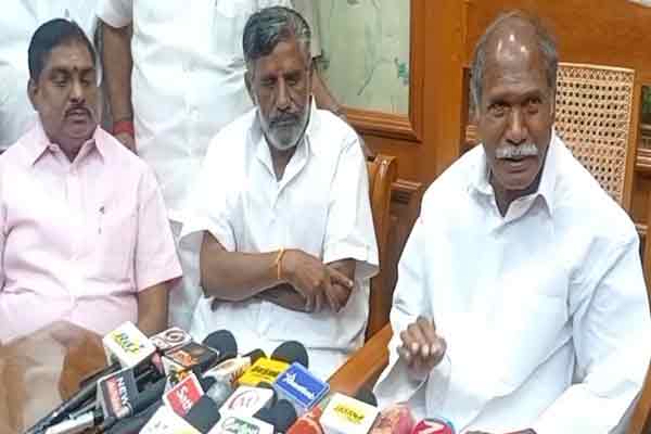 puducherry cm talks about group b posting quota related go passed