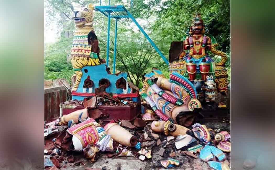 Continuing idol breaking incident ... Public demanding the Tamil Nadu government
