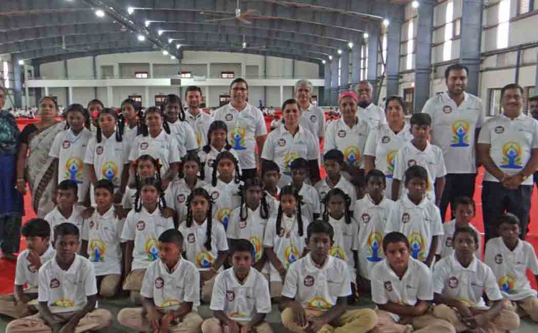 Yoga program at Trichy National College of Technology!