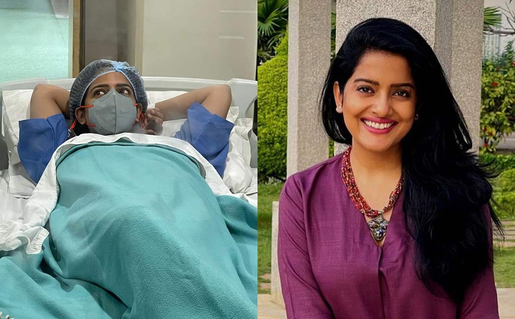 actress Vishakha Singh in hospital