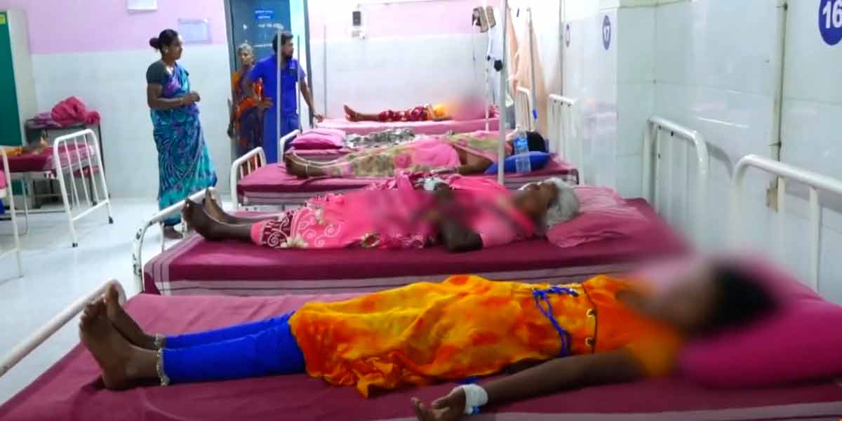 sewage mixed with drinking water; More than 50 people were hospitalized