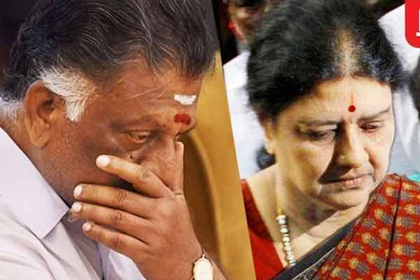 O.P.S. side argument says Sasikala's removal will go away