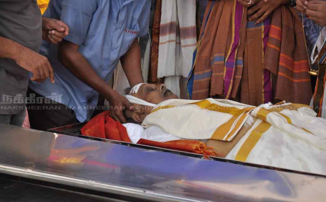 Singer SPB buried at thamaraipakkam