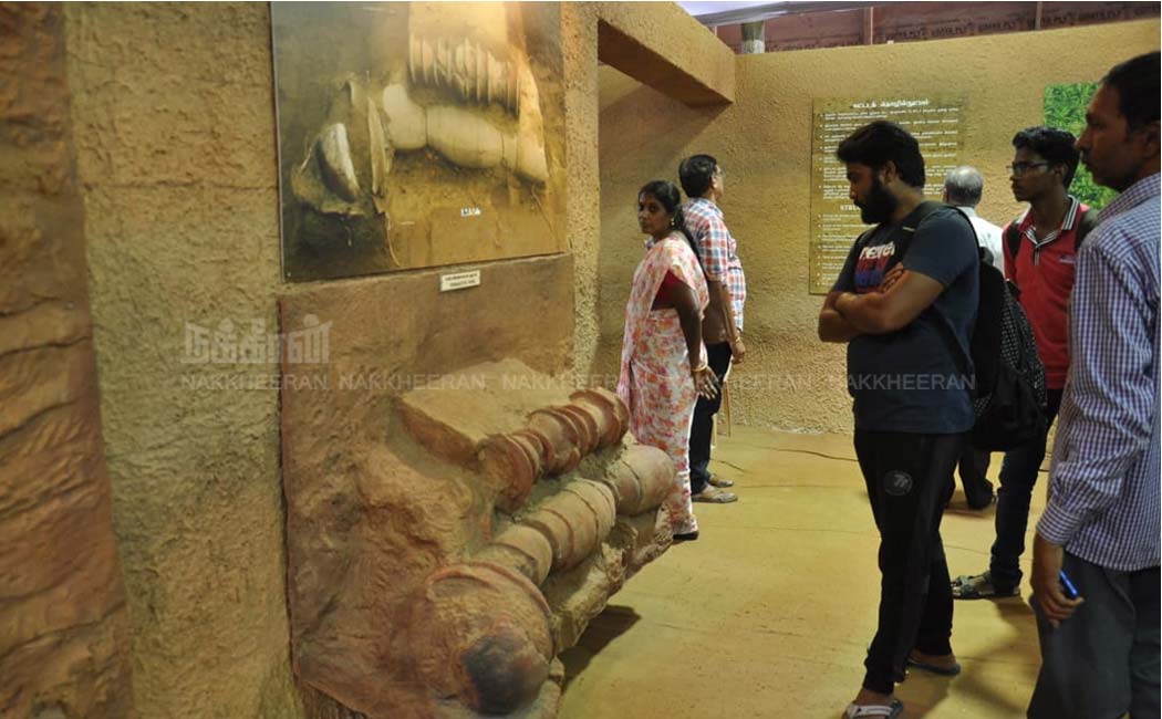 keezhadi exhibition in chennai book fair