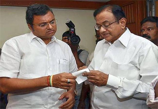 p chidambaram family enforcement directorate investigation