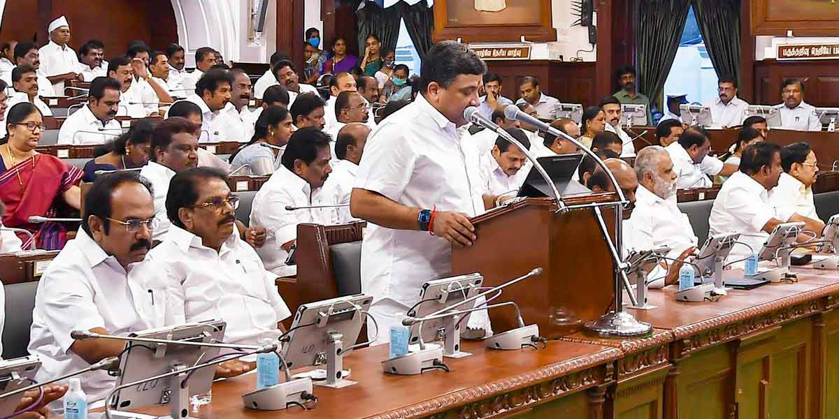 Allotment of funds in an invisible purchase account; Minister Palanivel Thiagarajan accused the Governor's House