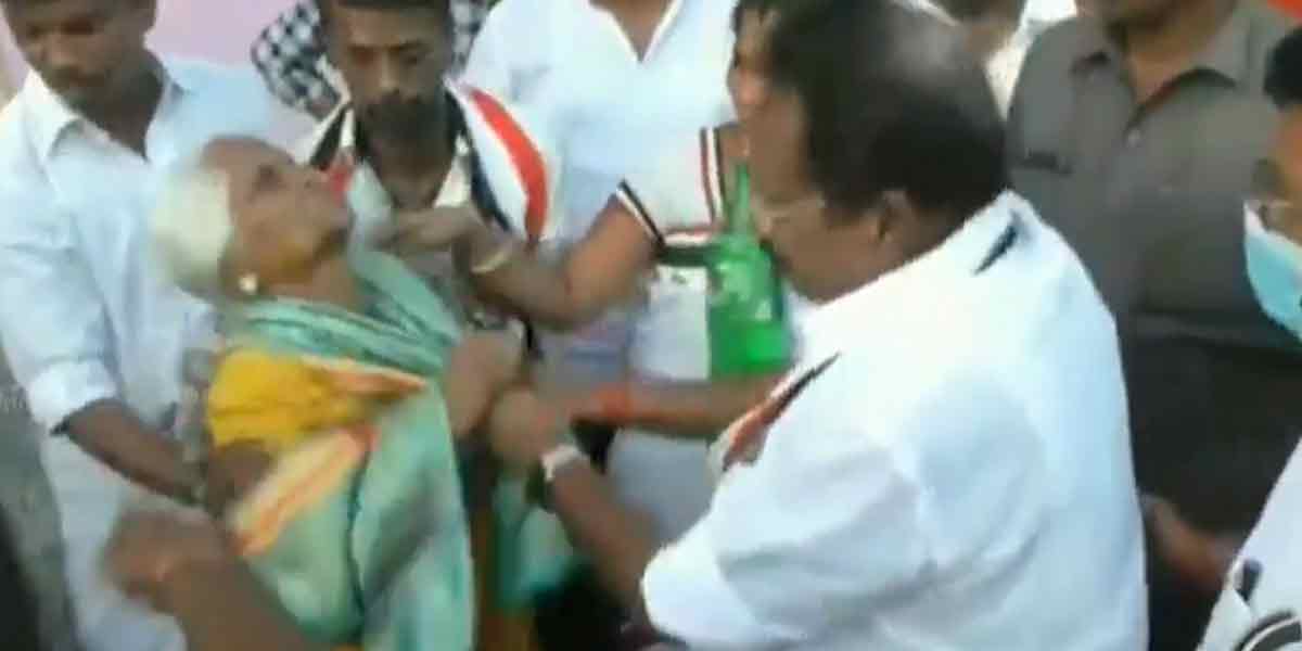 incident in minister election campaign