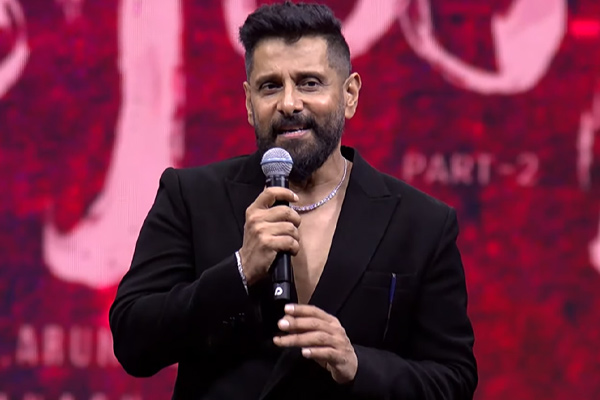 vikram speech in veera dheera sooran part 2 audio and trailer launch