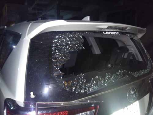 Attack on the car