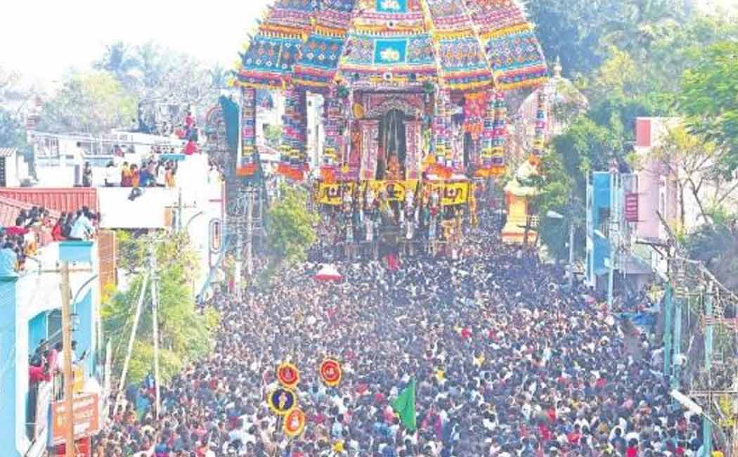 Biggest Chariot in Asia! Tiruvarur Chariot started