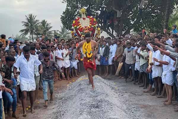 Matheswarasamy Temple Festival- Devotees from Tamil Nadu and Karnataka gathered