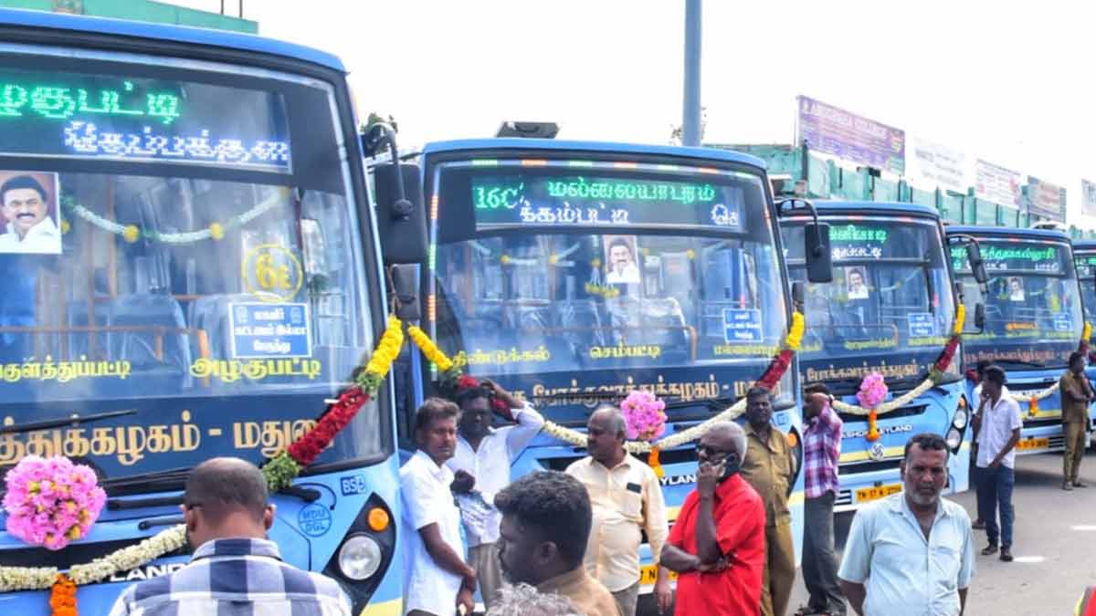 '59 buses on new routes'-I. Periyasamy started
