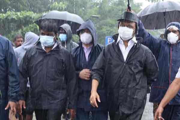 Rain damage; Chief Minister inspects delta districts!
