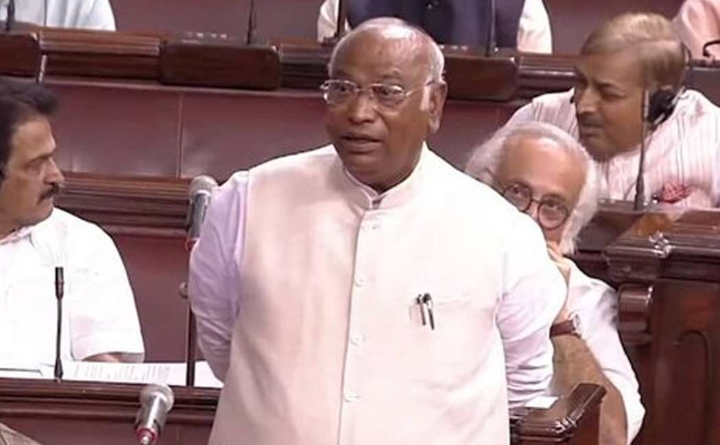 Mallikarjuna Kharge taunted PM Modi in Rajya Sabha