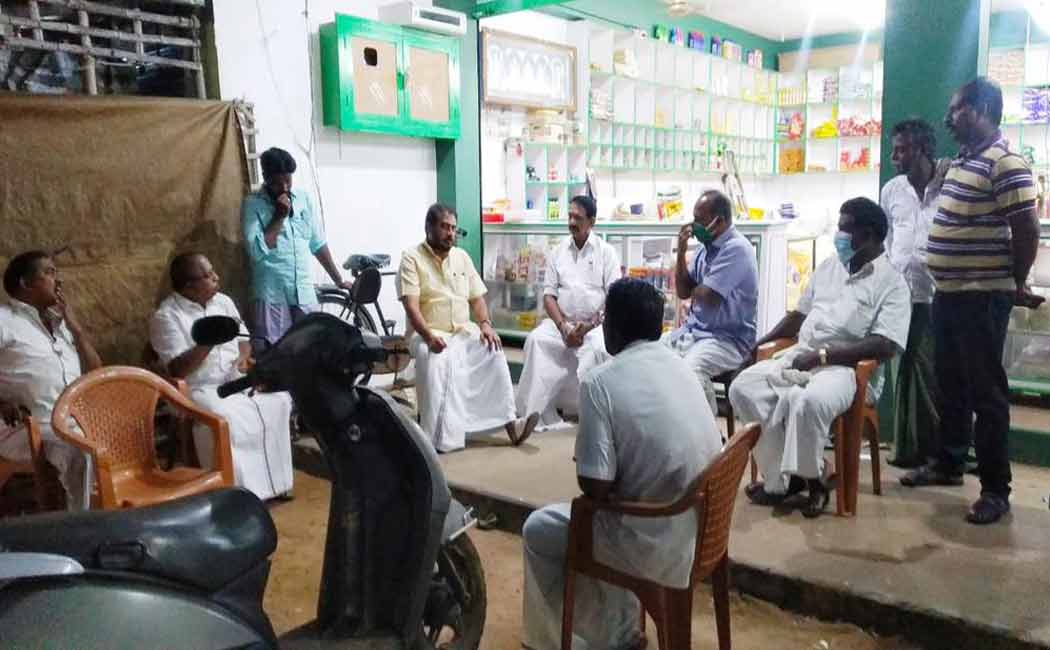 Echo of Nivar storm ... Precautionary measures in Thirumurugal and Tittacherry areas! -MLA Tamimun Ansari study!