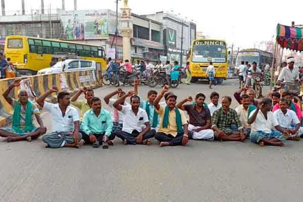 Cattle workers on hunger struggle to open sand quarry