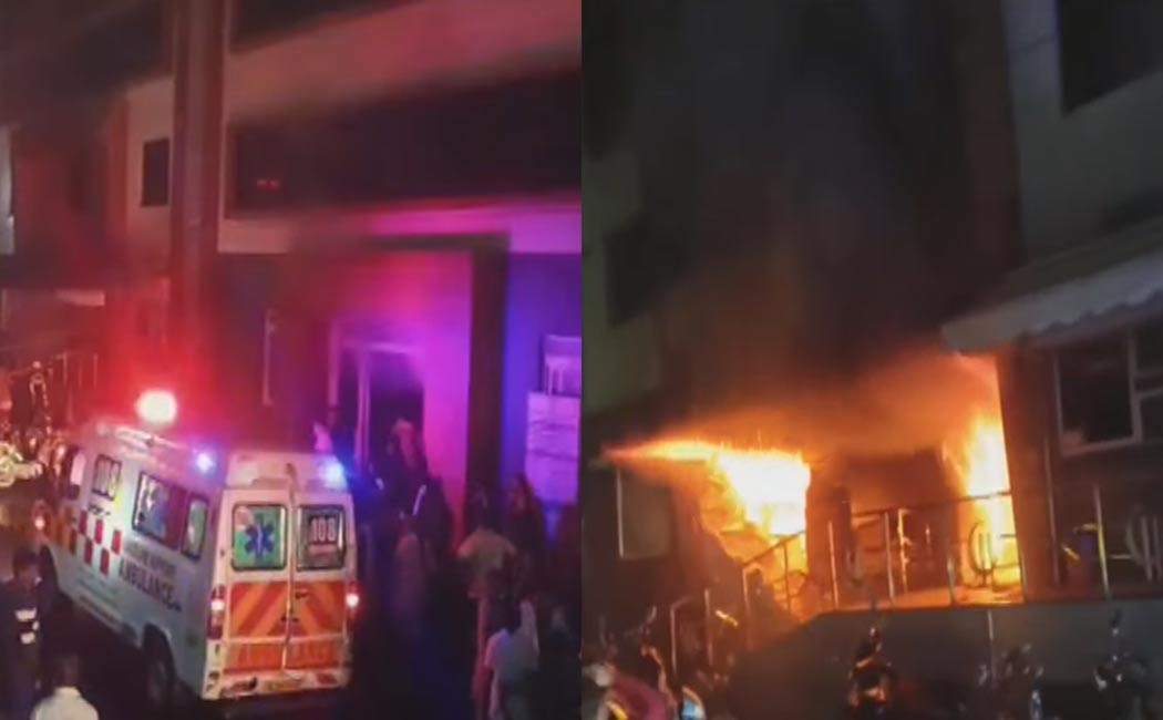 Major fire at hospital; The excitement in Dindigul