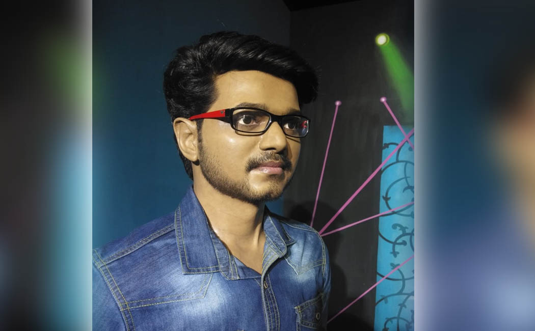 Actor Vijay's wax statue opens kanyakumari district
