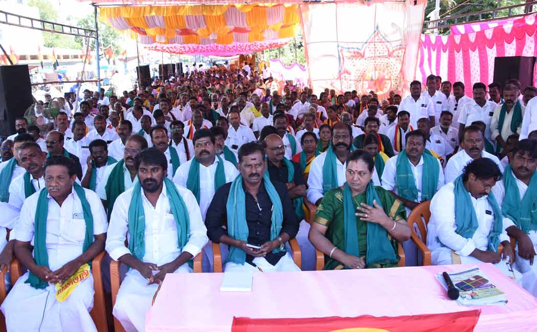Premalatha said that mk Stalin should find a permanent solution to the Cauvery issue