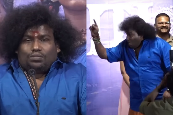 yogi babu press meet issue