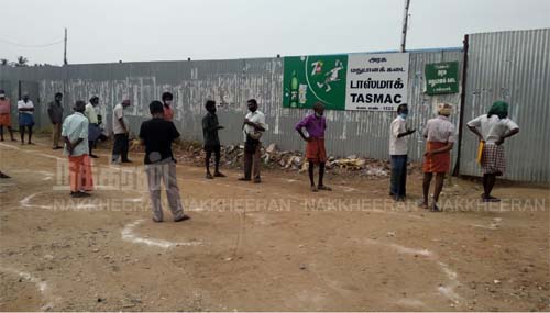 tasmac shop open issue - coimbatore -