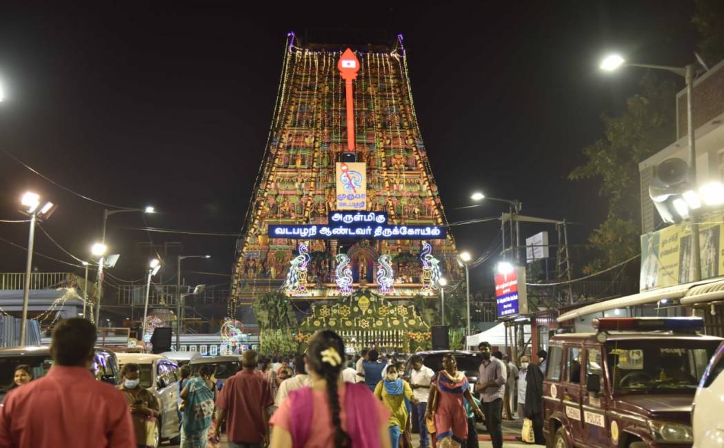 VADAPALANI TEMPLE FESTIVAL PEOPLES