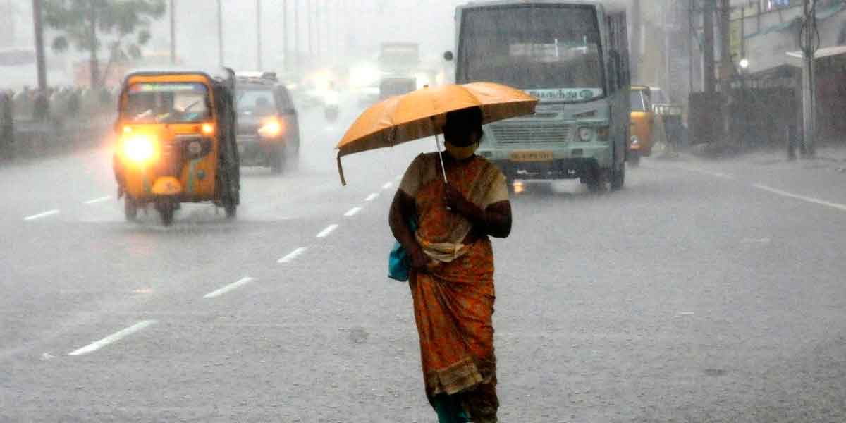 continuous rain; Only one district has holidays for schools
