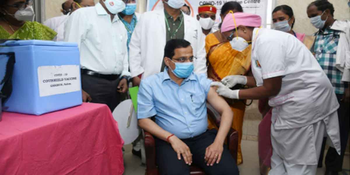 covidshield vaccinated to Salem District Collector