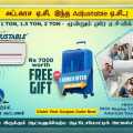 voltas new ac with offer in sathya stores