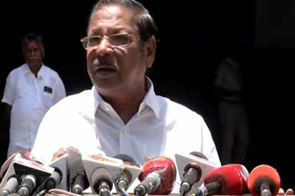 Palanisamy has no right to blame anyone RS Bharathi