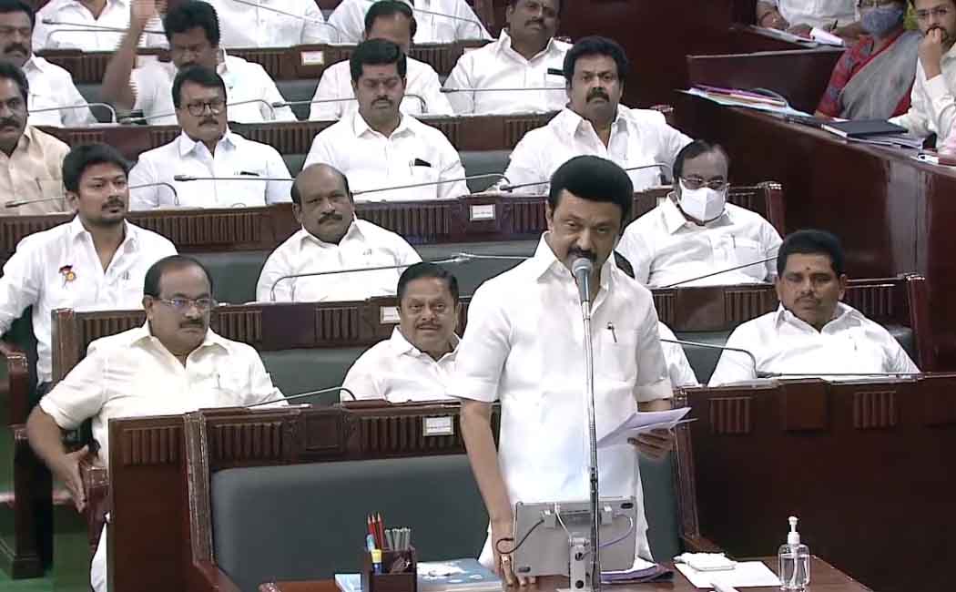Chief Minister MK Stalin listing the achievements of the year in the Legislative Assembly!