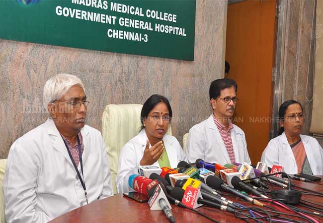 coronavirus infection chennai rajiv gandhi government hospital deen speech