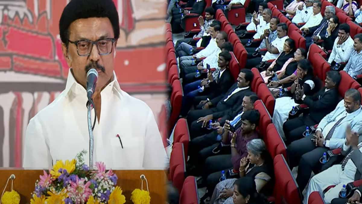 'There is no state of emergency in Tamil Nadu'- CM Stalin's speech