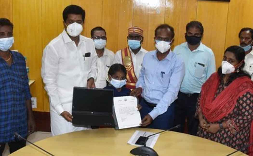 The girl who donated the corona relief fund; Chief Secretary who sent the letter, the MLA who bought the laptop