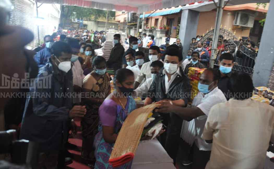 The Chief Minister who met the people directly and distributed relief items