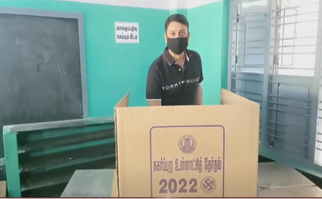 Indian citizen who flew from America to vote!
