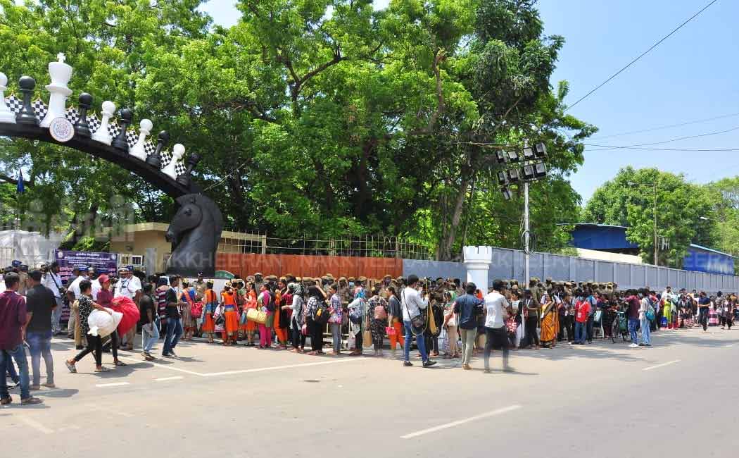 North State girls came participate opening ceremony Chess Olympiad
