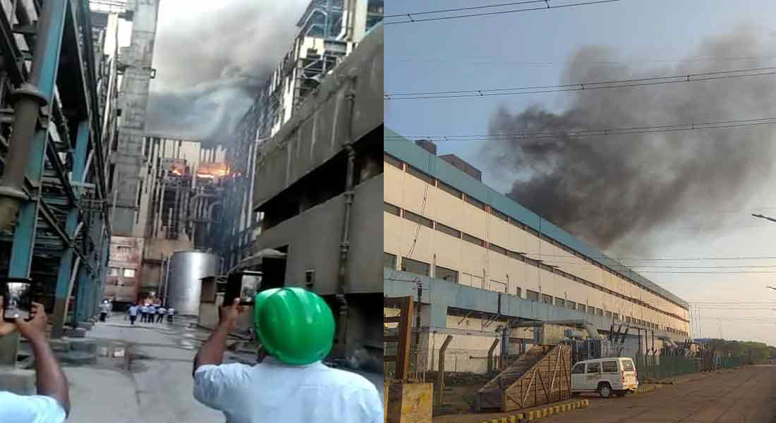 fire accident in nlc cuddalore