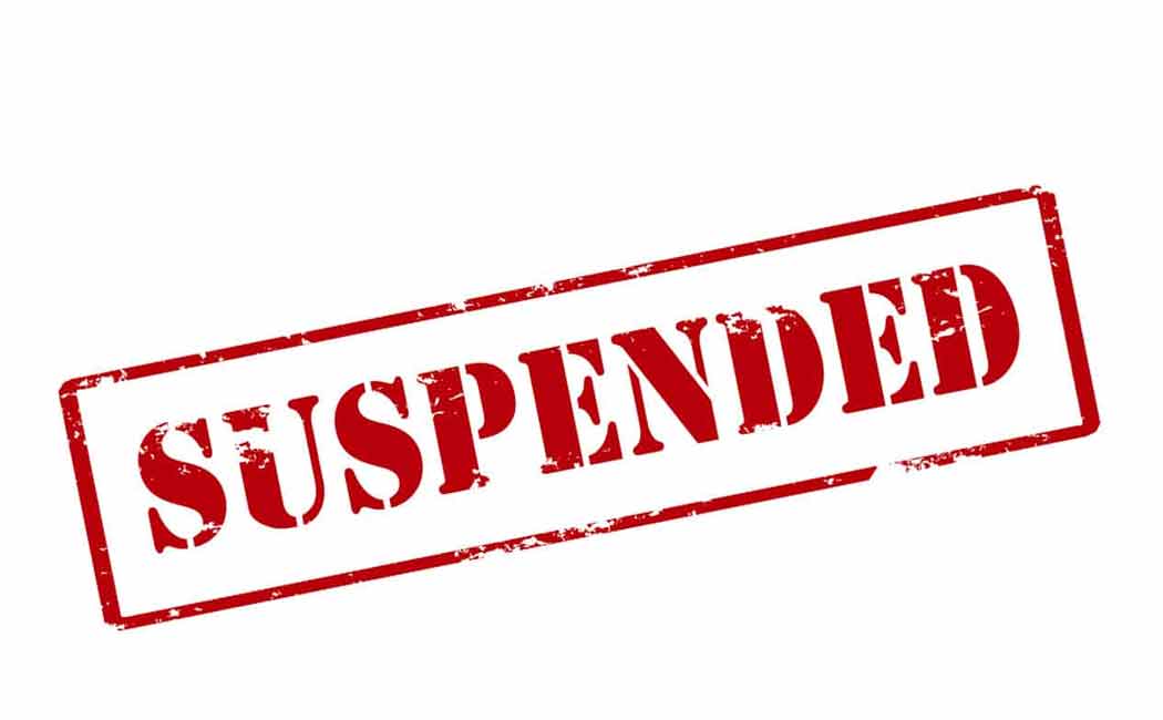 Immoral speech to lady police SI Suspended