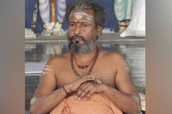 thiruvadikudil swamigal press meet at thanjavur for sceptre parliament related issue