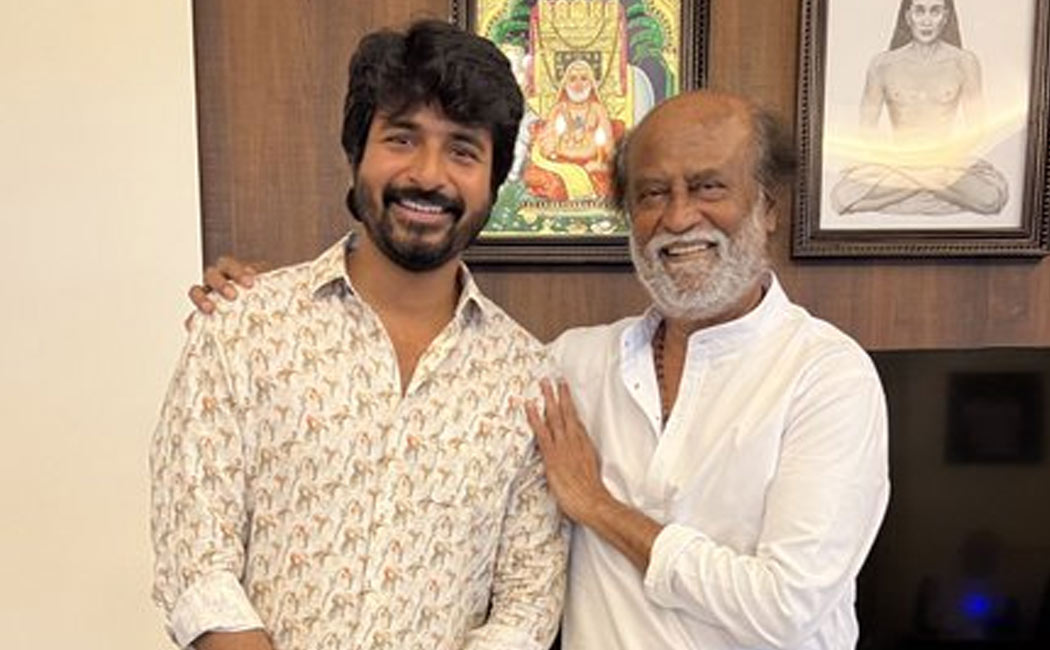 sivakarthikeyan met rajinikanth got his blessings for DON movie success