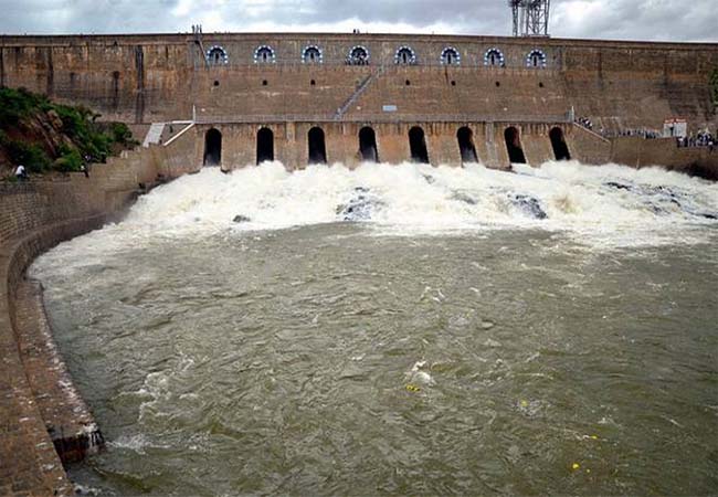 salem district mettur dam water level