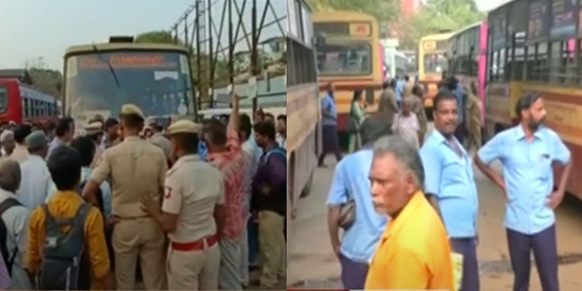 Government buses stop suddenly in Chennai; Public suffering