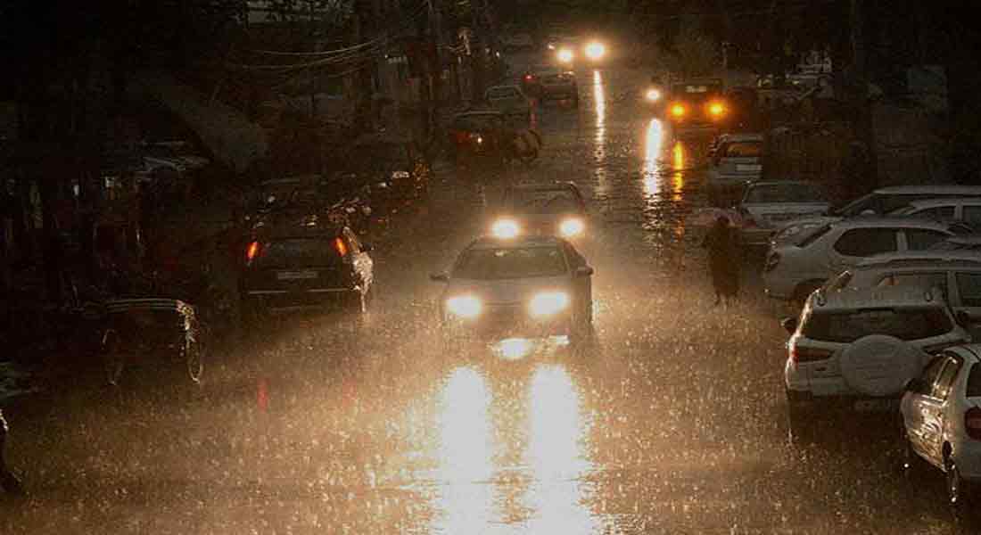 rain in many places in Chennai