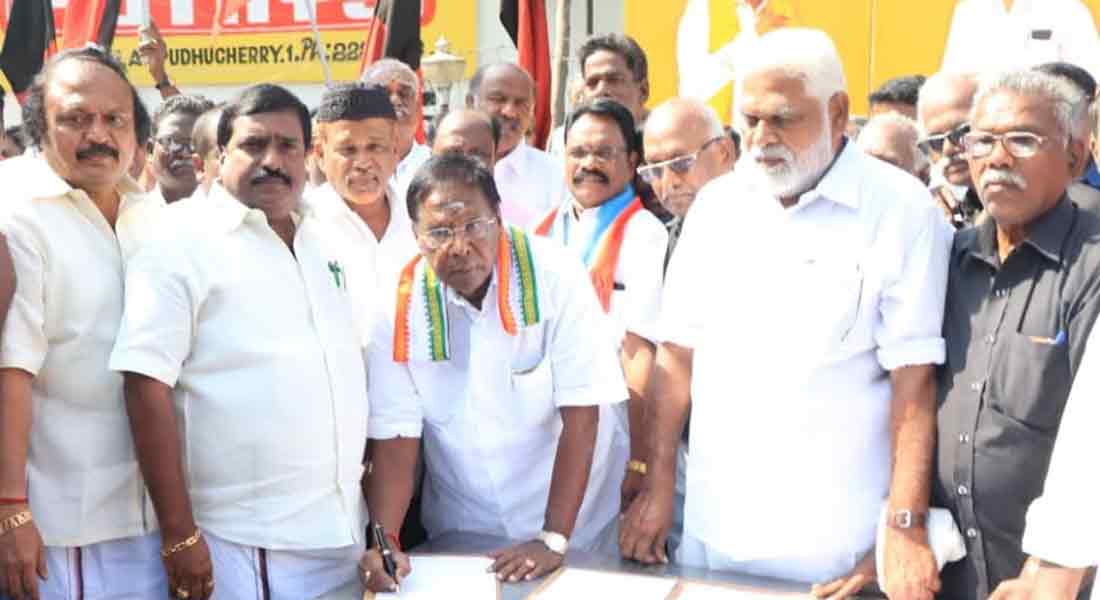 Chief Minister Narayanasamy comments on the resolution of the Citizenship Amendment Act