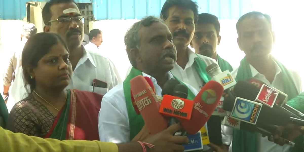 BR Pandian asked for support from Edappadi!